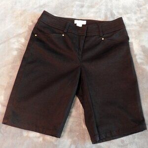 NWT Cache black dress shorts, Size 2